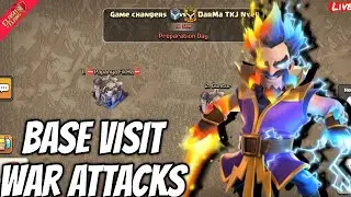 Clash of Clans Live | War  Attacks+ Base Visit | COC Live Join uss #shorts #clashofclans