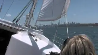 Sydney Harbour - Cruising under sail