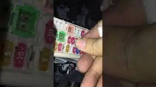 Cigarettes fuse replacement Toyota fortuner  2016