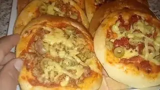 أروع بيتزا بعجينة سحرية 👌كاتجي رطبة مع حشوة رائعة تنفع في شهر رمضان 👌