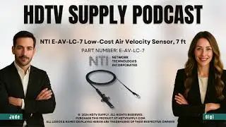 NTI E-AV-LC-7 Low-Cost Air Velocity Sensor, 7 ft