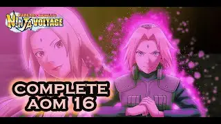 [AOM 16] Complete Boss Battle Stage 6 With Sakura Great Ninja War Lvl 3 Ex Ulti | NxB Ninja Voltage