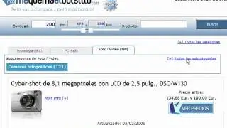 Mequemaelbolsillo.com Web de comparaci&oacute;n de precios y compras online.