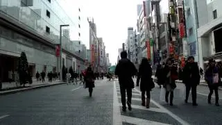 YouTube Face Blurring Test (Center Street of Ginza, Tokyo 1)