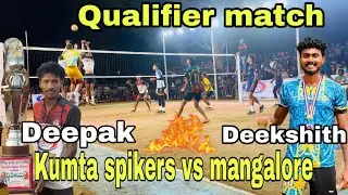 Mangalore  vs kumta spikers qualifier match 