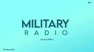 MILITARY RADIO : Sound effect #sfx #9vibezstudio 