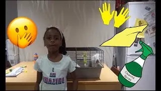 Hamster Care | Cage Cleaning Day | Kids Pet