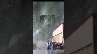 #Landslide in Nashik-Gujarat highway; road closed on one side
