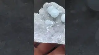 Light Blue Smithsonite on Hemimorphite from Skorpion Mine in Namibia - DallasStoneworks.com