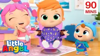 Jill the Make Up Stylist | Job and Career Songs | Little Angel Nursery Rhymes for Kids