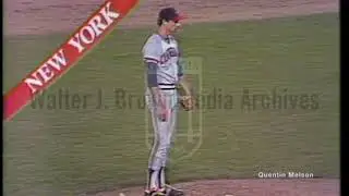 New York Yankees Reggie Jackson Fights Cleveland Indians Pitcher John Denny (September 24, 1981)