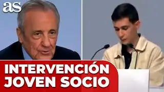 La INTERVENCI&Oacute;N de un JOVEN SOCIO del REAL MADRID que aplaude todo el madridismo