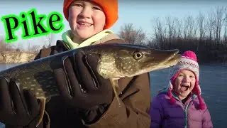 Catching Pike with the Kids on the River