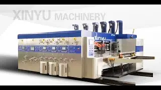 high speed 4 colors die cut with slotting attachment vibrator stacker