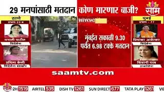 २९ मनपा मतदान टक्केवारी | Tentative Voter Turnout Across Maharashtra Elections