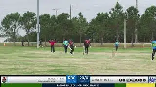 Florida Cricket Conference | Raging bulls Vs Orlando Stars Match Two | Feb 5 2023