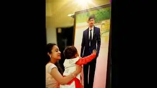 Amrutha Pranay with his Son Nihan pranay  #motherslove #amruthapranay #motherson #gajjubommasong