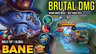 WTF DAMAGE! BANE BEST BUILD 2025 | BUILD TOP 1 GLOBAL BANE GAMEPLAY | MOBILE LEGENDS✓