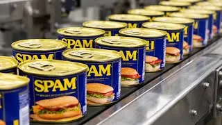 How Millions of SPAM Cans Are Made in a Factory | Canned Meat Factory Process