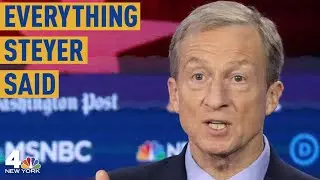 Everything Tom Steyer Said During the Democratic Debate in Atlanta | NBC New York