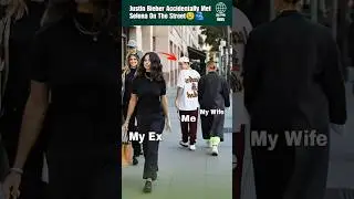 Justin Bieber Accidentally Met Selena On The Street #selenagomez #justinbieber #fyp #foryou #news