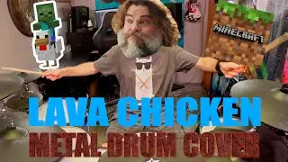 Minecraft Movie - Lava Chicken - Metal Drum Cover