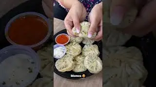 Delhi&rsquo;s best momos in Rohini😍 | Steamed momos #food