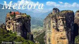 METEORA, Greece &bull; Meteora Monasteries: A Breathtaking Aerial Tour of Greece's Hidden Gem