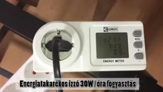 Energiatakar&eacute;kos izz&oacute; VS Energiatakar&eacute;kos LED izz&oacute; / TEST