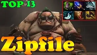Dota 2 - TOP 13 Pudge In Dotabuff - Pub Match Gameplay!