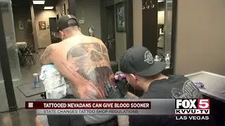 Tattooed Nevadans can donate blood earlier