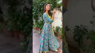 Block printed Maxi