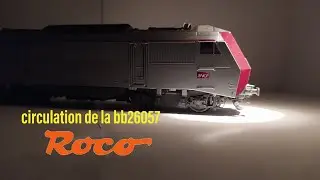 {HO}Circulation de la BB26057 de chez roco