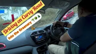 Solo Drive with Tata Tiago 🚘 | Co Passenger POV | Drizzling 🌦️| Driving to KK road