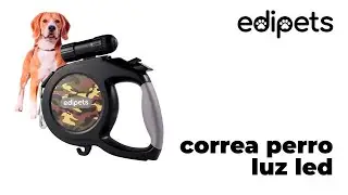 Correa extensible con luz led EDIPETS
