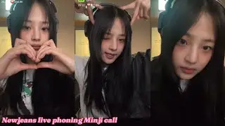 Newjeans phoning live 2024/02/20 (Engsub) Minji call