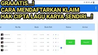 Cara Mendaftarkan Klaim Hak Cipta Lagu Karya Sendiri ! Secara Online Dan Gratis