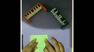 How to make piano at home#very easy#piano#creative arts