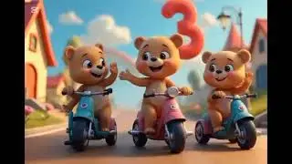 Baby bears number learning for kids