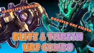 URF MADNESS (THRESH & BLITZ COMBO) - LEAGUE OF LEGENDS
