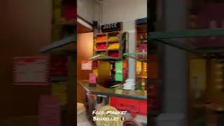Food Market Brussels / Brussel / Bruxelles Belgium 🇧🇪 Place To Eat AT Winter Time!