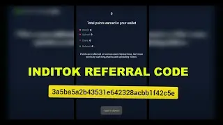 Inditok Referral Code 2024