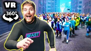 360&deg; VR || MrBeast VS 1.000.000 FANS