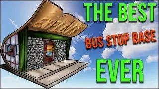 RUST BASE - THE BEST BUS STOP BUILD EVER *GLASS WINDOW EXPLOIT*