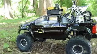 P3 Carbon Chevrolet Colorado w/ Husqvarna FC450 (Redcat Gen7 Pro)