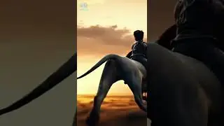 Boy Rides a Giant Lion Through Jungle | Epic AI Fantasy Scene #Shorts #ai