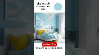 light blue colour paint for bedroom|bedroom blue colour ideas|#ytshorts#wallcolour