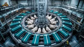 Amazing Modern Automatic Cow Farming Technology: Fastest Feeding, Cleaning, and Milking Machines