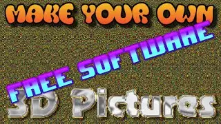 Single Image Random Dot Stereogram (SIRDS) Generator
