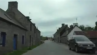 Driving On The D28 & D20 From 22160 Ma&euml;l Pestivien To 22160 Le Croissant, Brittany, France